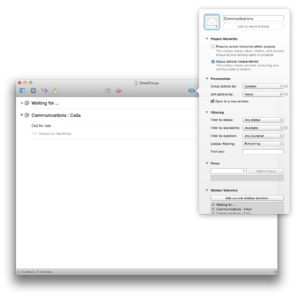 Accessing perspective settings - OmniFocus 2