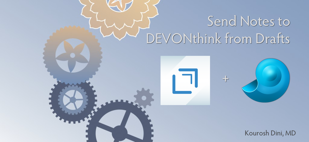 Send Drafts to DEVONthink on macOS